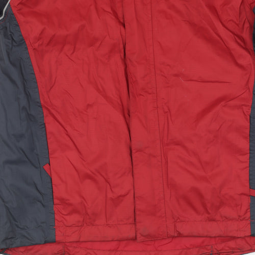 Spotty Otter Boys Red Parka Coat, Size 9-10 Years