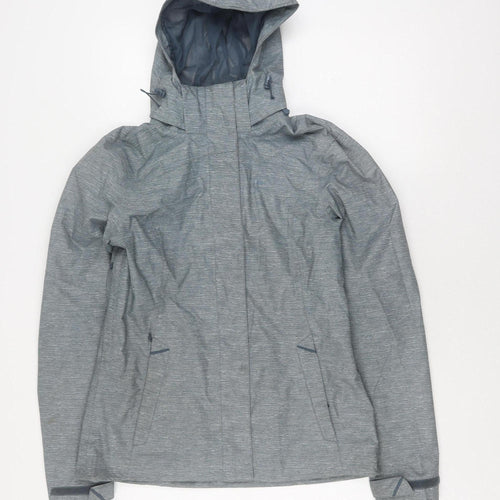 Decathlon Women's Grey Mid-Length Hooded Jacket M