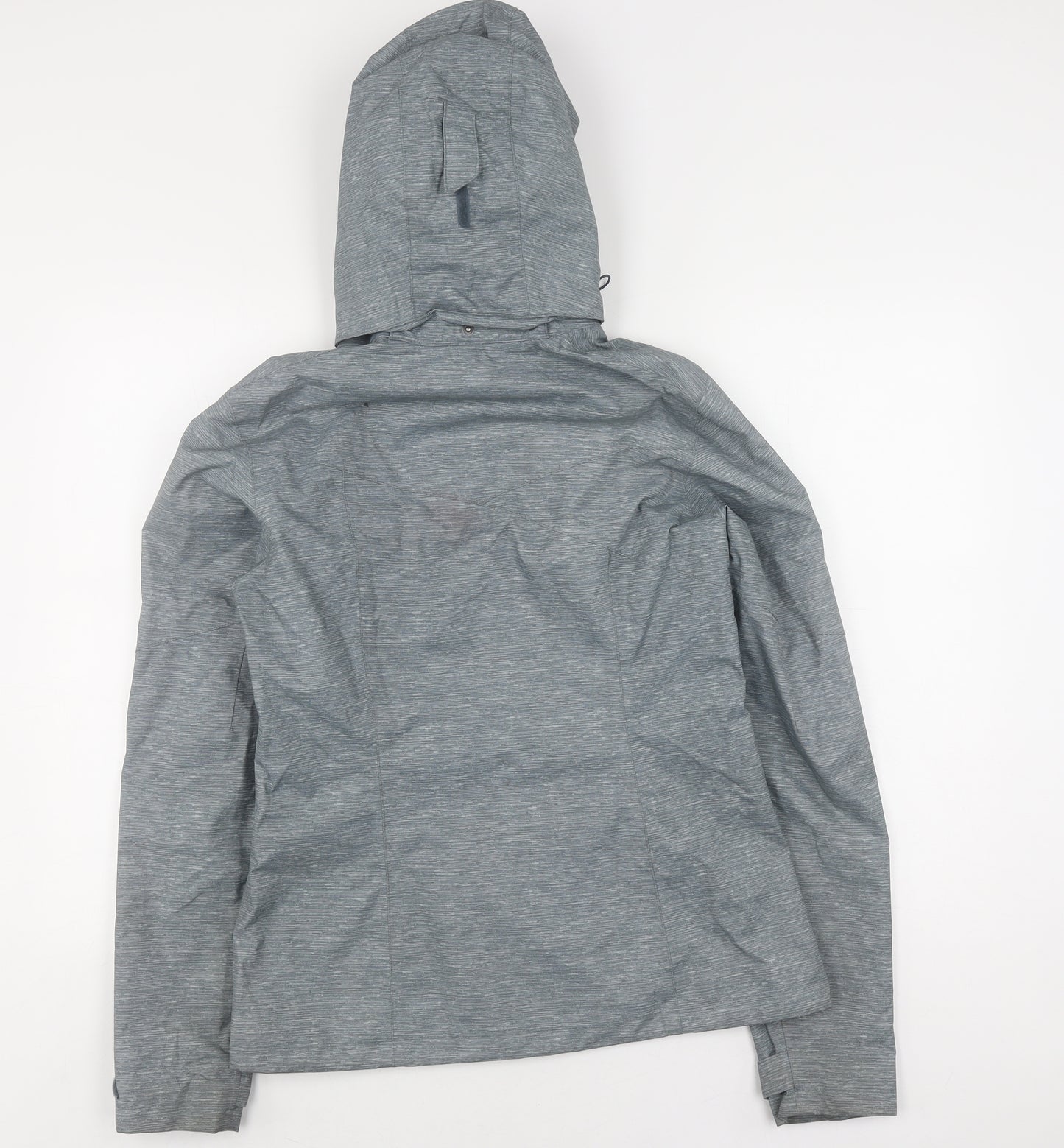 Decathlon Women's Grey Mid-Length Hooded Jacket M