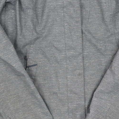 Decathlon Women's Grey Mid-Length Hooded Jacket M