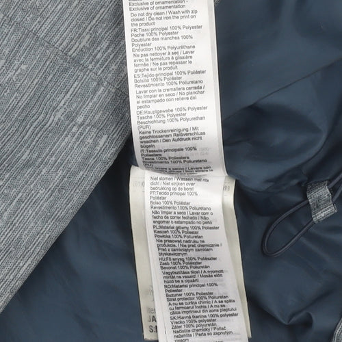 Decathlon Women's Grey Mid-Length Hooded Jacket M