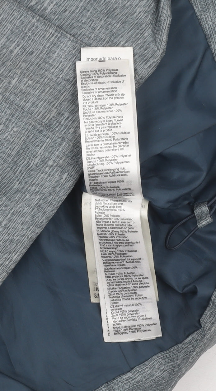 Decathlon Women's Grey Mid-Length Hooded Jacket M