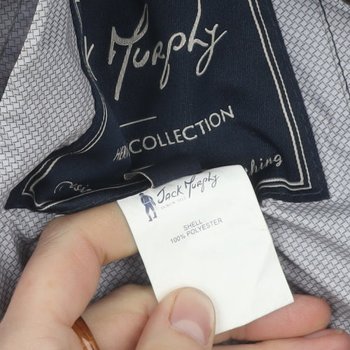 Jack Murphy Women's Black Hooded Rain Coat, Size 18