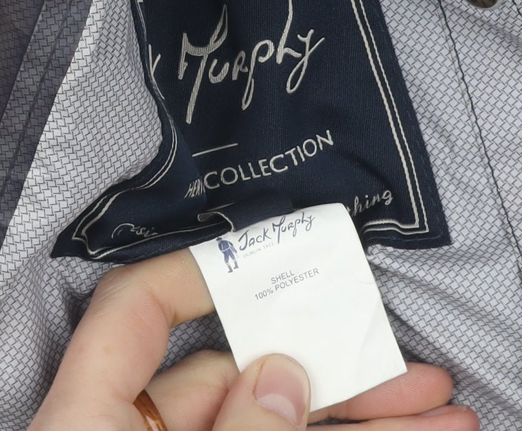 Jack Murphy Women's Black Hooded Rain Coat, Size 18