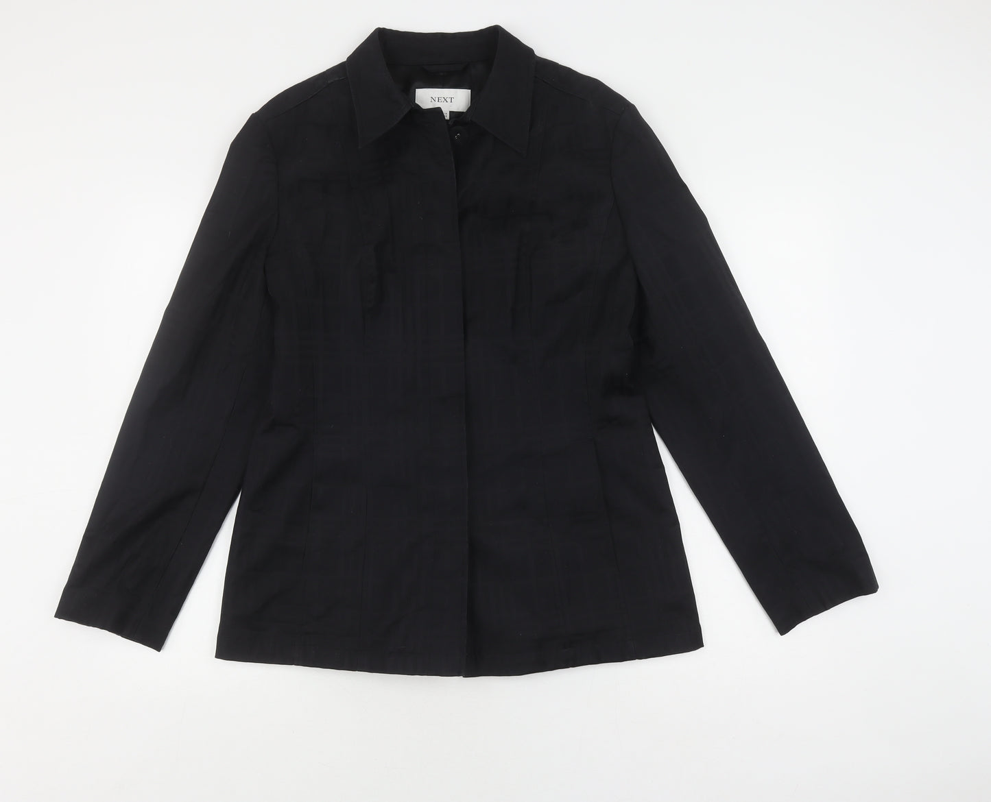 Next Women's Black Jacket Size 14 Regular Fit