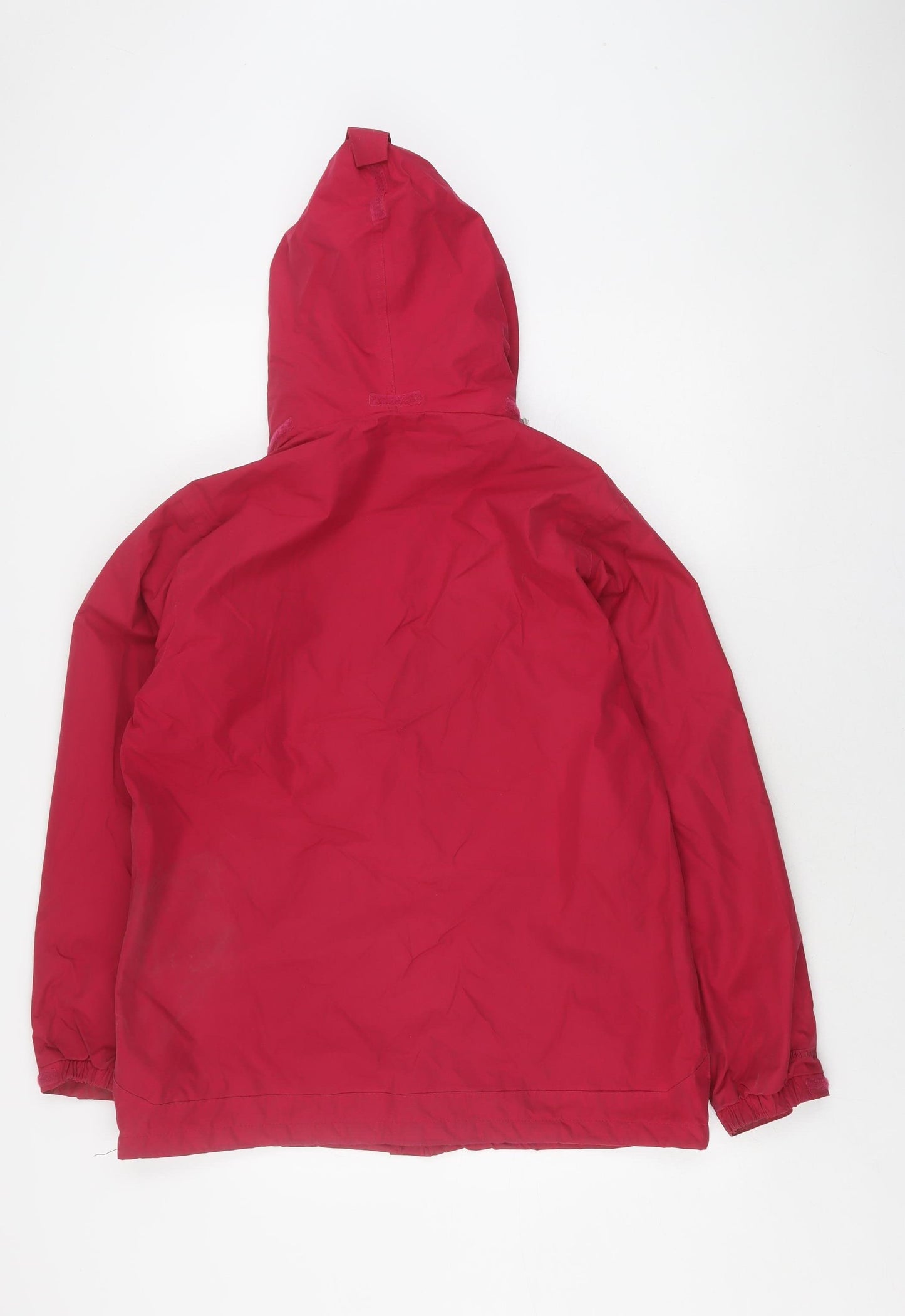 Regatta Women's Red Waterproof Hooded Rain Coat Size 14