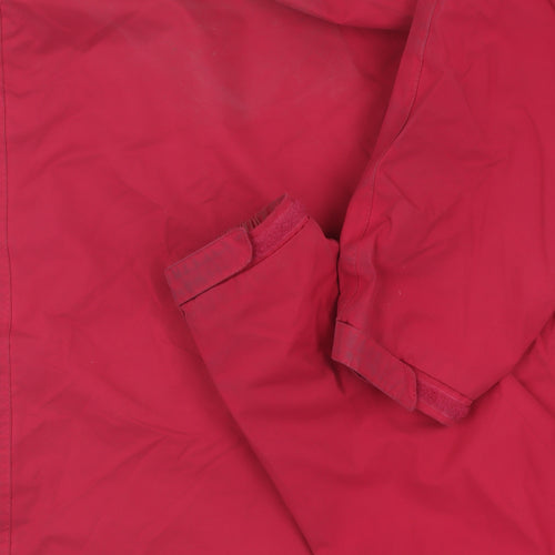 Regatta Women's Red Waterproof Hooded Rain Coat Size 14
