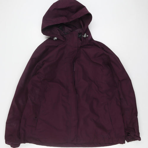 Peter Storm Women's Purple Parka Jacket Size 20 Waterproof