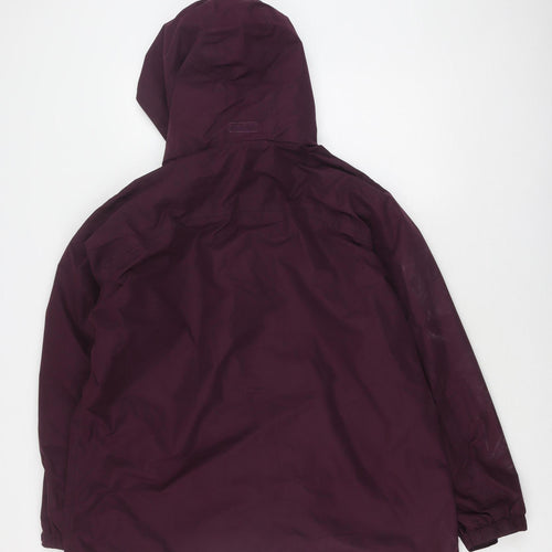 Peter Storm Women's Purple Parka Jacket Size 20 Waterproof