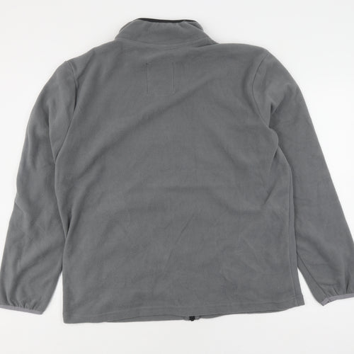 Atlas For Men Grey XL Fleece Jacket - Outdoor Winter Essential