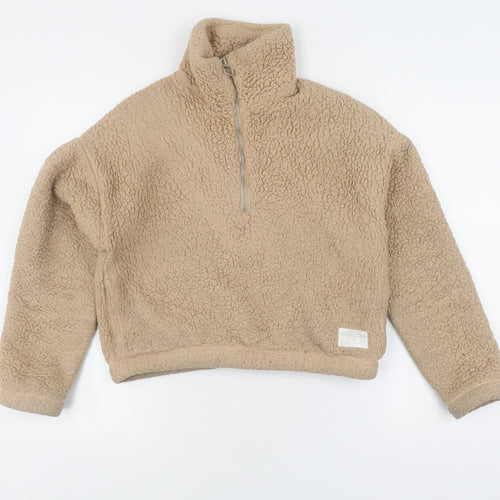 Hollister Women's Beige Pullover Hoodie XS