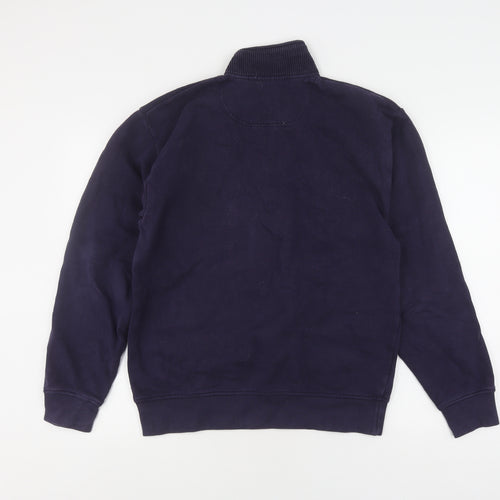Orvis Mens Blue Pullover Sweatshirt S - Stylish & Comfortable