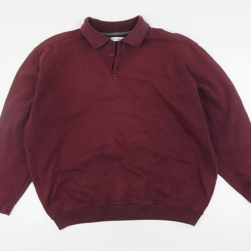 EWM Pure Classics Men's XL Purple Long Sleeve Polo