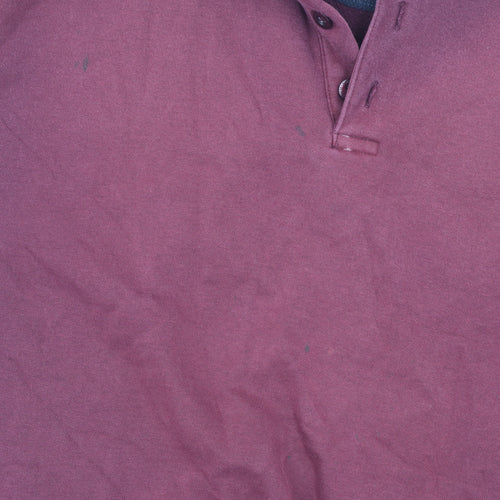 EWM Pure Classics Men's XL Purple Long Sleeve Polo