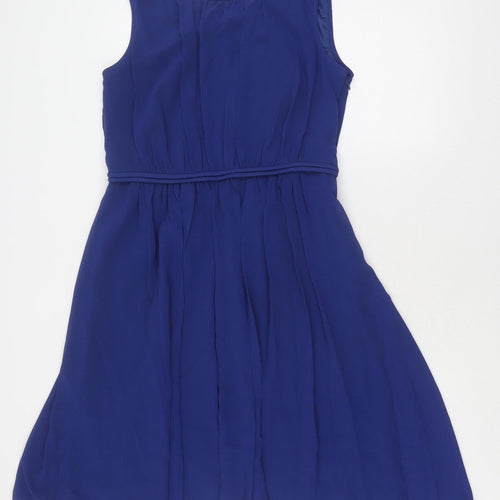 Boden Women's Blue Fit & Flare Dress, Size 12
