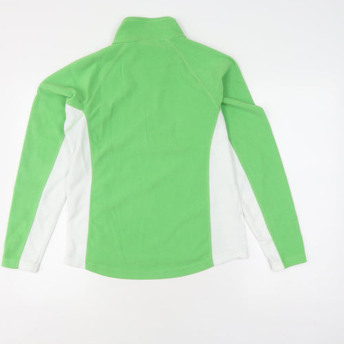 Trespass Boys Green 1/4 Zip Fleece Hoodie Medium