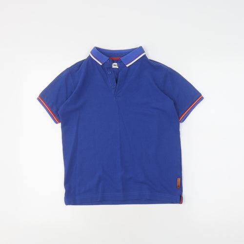 Ben Sherman Boys Blue Polo Shirt, Size 11 Years, Regular Fit