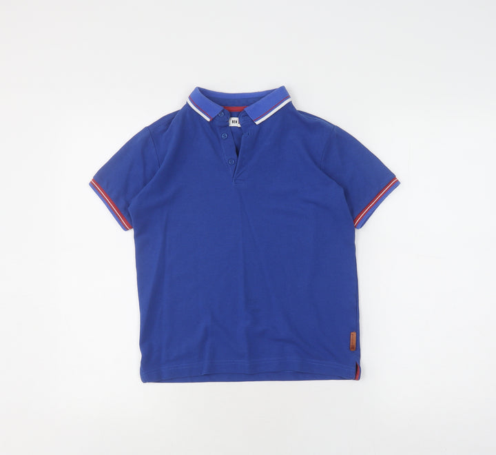 Ben Sherman Boys Blue Polo Shirt, Size 11 Years, Regular Fit