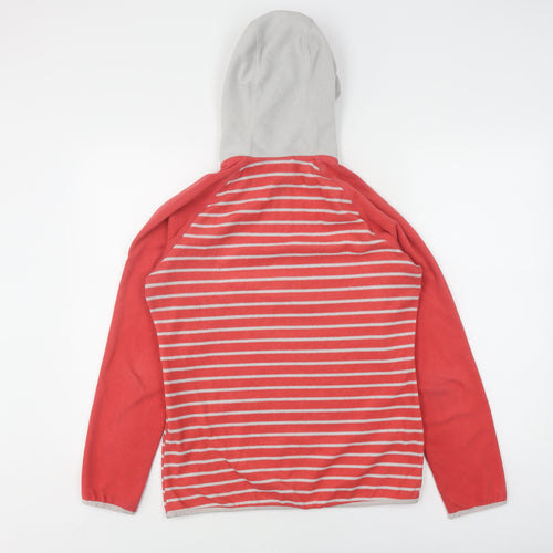 Craghoppers Women's Red Striped Pullover Hoodie Size 10