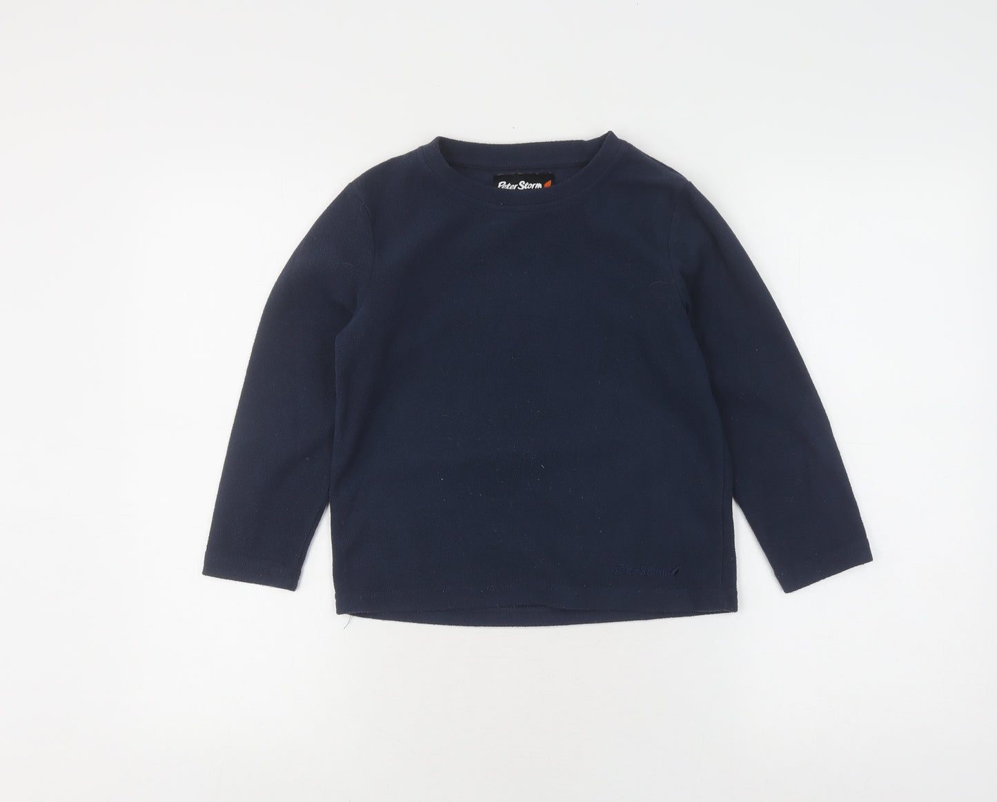 Peter Storm Boys Blue Fleece Pullover Sweatshirt, Size 5-6 Years