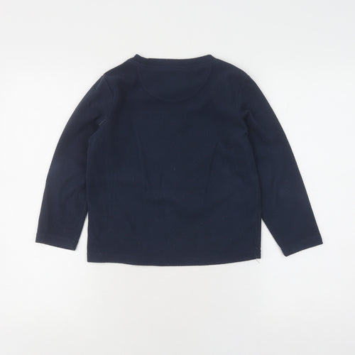 Peter Storm Boys Blue Fleece Pullover Sweatshirt, Size 5-6 Years