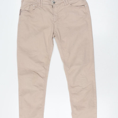 Armani Women's Beige Slim Straight Jeans - Size 2