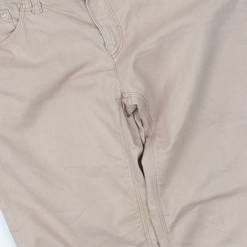 Armani Women's Beige Slim Straight Jeans - Size 2