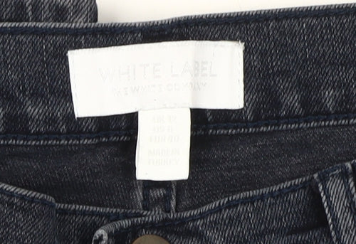 White Label Women's Blue Straight Jeans Size 12