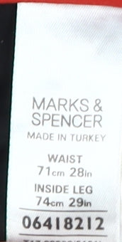 Marks and Spencer Men's Blue Straight Leg Jeans M