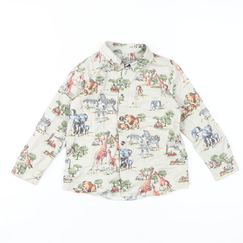 Cath Kids Boys Multicoloured Animal Print Shirt 3-4 Years