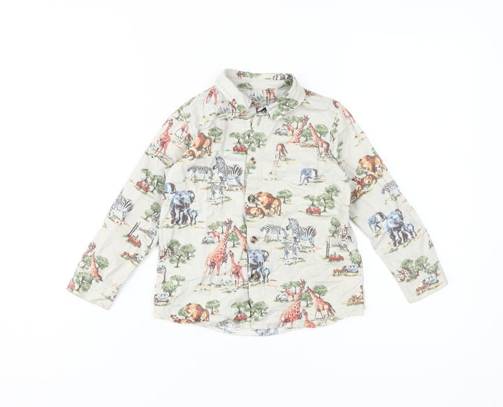 Cath Kids Boys Multicoloured Animal Print Shirt 3-4 Years