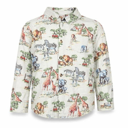 Cath Kids Boys Multicoloured Animal Print Shirt 3-4 Years