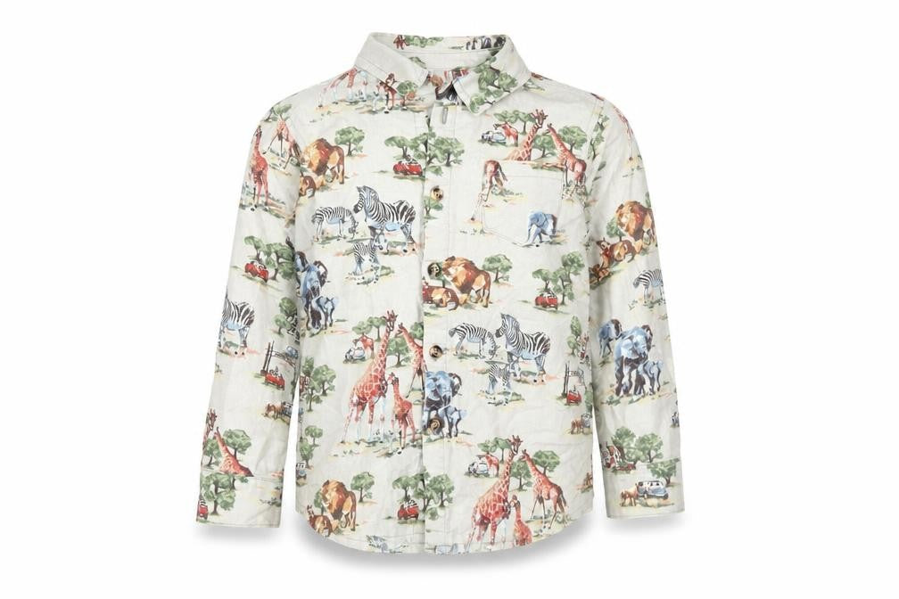 Cath Kids Boys Multicoloured Animal Print Shirt 3-4 Years