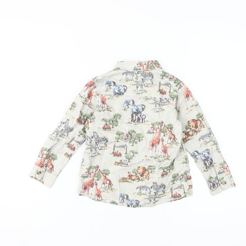 Cath Kids Boys Multicoloured Animal Print Shirt 3-4 Years