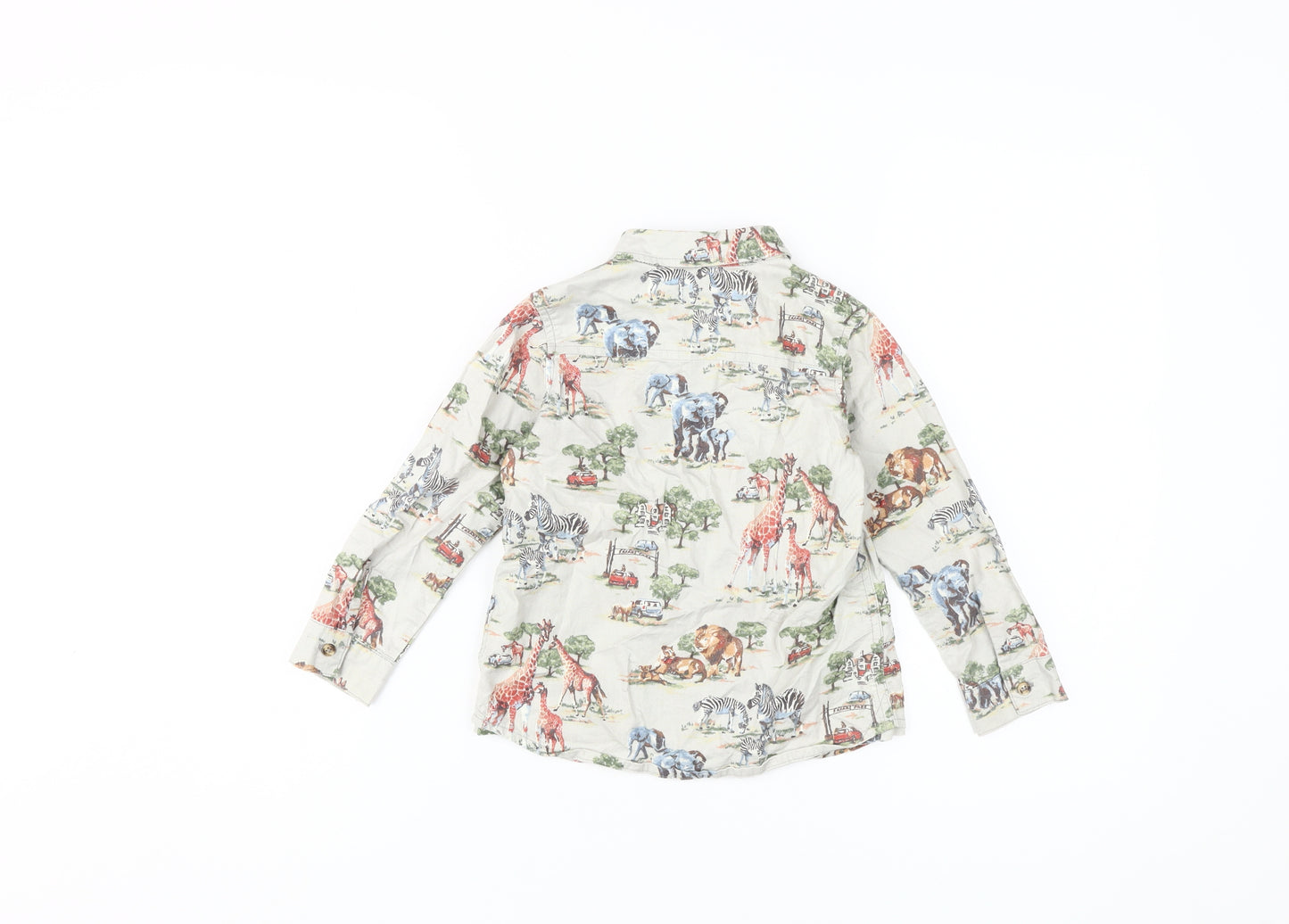 Cath Kids Boys Multicoloured Animal Print Shirt 3-4 Years