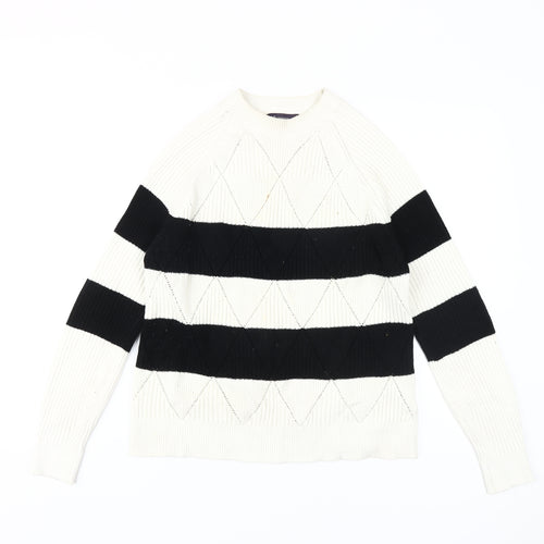 Marks and Spencer Women's Striped Pullover Jumper M