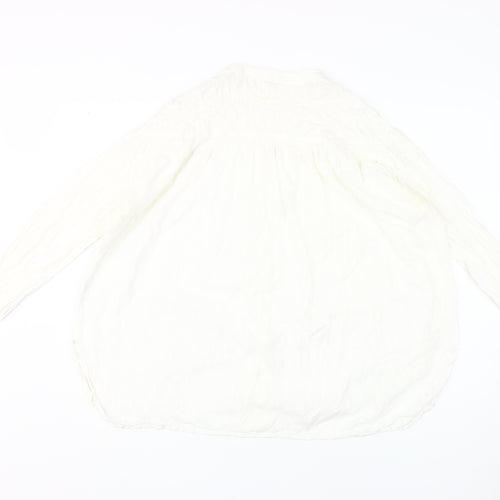 V by Very Women's White Cotton Button-Up Shirt Size 20