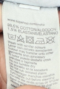 MARTHA Women's Blue Straight Jeans, Size 12