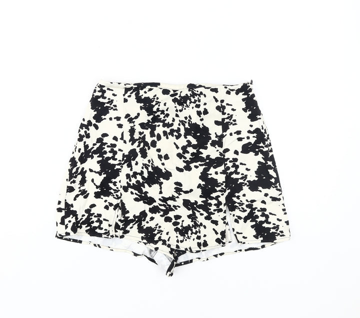 Zara Women's Multicoloured Animal Print Skort, Size S