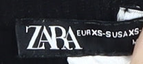 Zara Women's Black Ankle Leggings XS