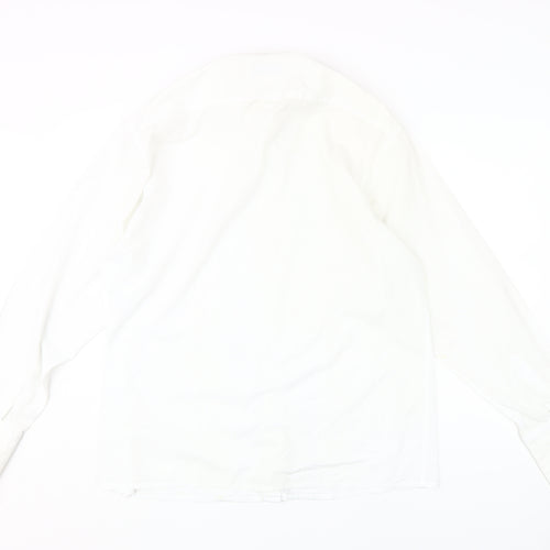 Scott Taylor Men's White Dress Shirt, Size 16/41, Classic Fit