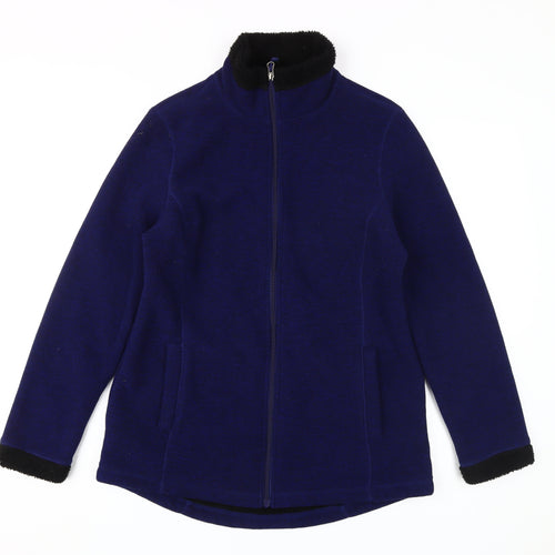 32 Degrees Women's Blue Jacket, Size M, Full Zip Mid-Length