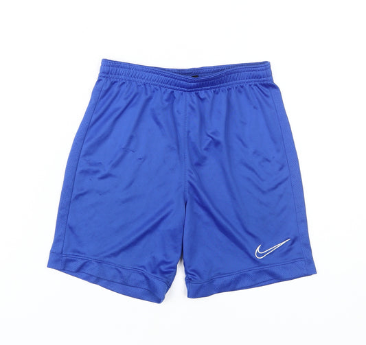 Nike Boys Blue Athletic Shorts - M, Dri-FIT, Gym Ready