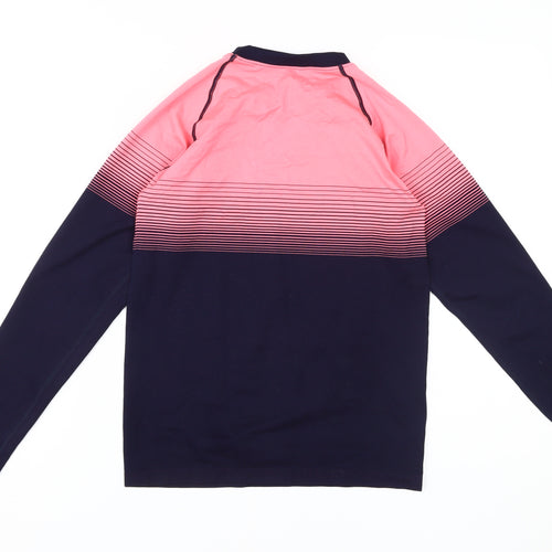Mountain Warehouse Girls Pink & Black Long Sleeve Top, 13 Years