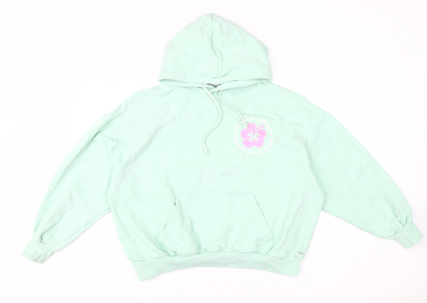 Pacific Republic Teens Green Pullover Hoodie M