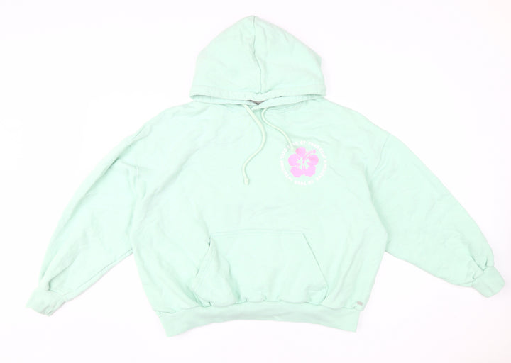 Pacific Republic Teens Green Pullover Hoodie M