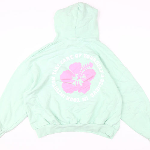 Pacific Republic Teens Green Pullover Hoodie M