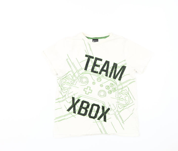Xbox Boys' White Graphic T-Shirt 11-12 Years, Gaming Style