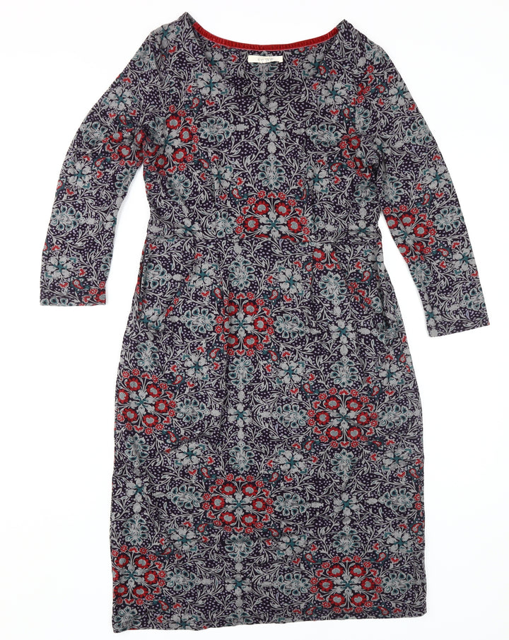 White Stuff Women's Floral Knee Length Shift Dress