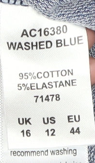 Cotton Traders Women's Blue Jogger Trousers Size 16